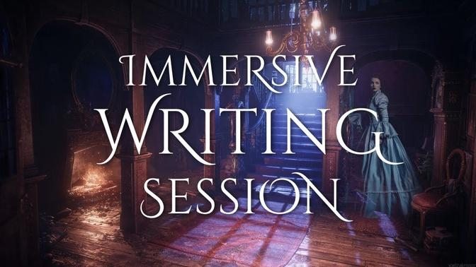 Writing in a Haunted Victorian Mansion During a Thunderstorm   2 HOUR IMMERSIVE WRITING SESSION
