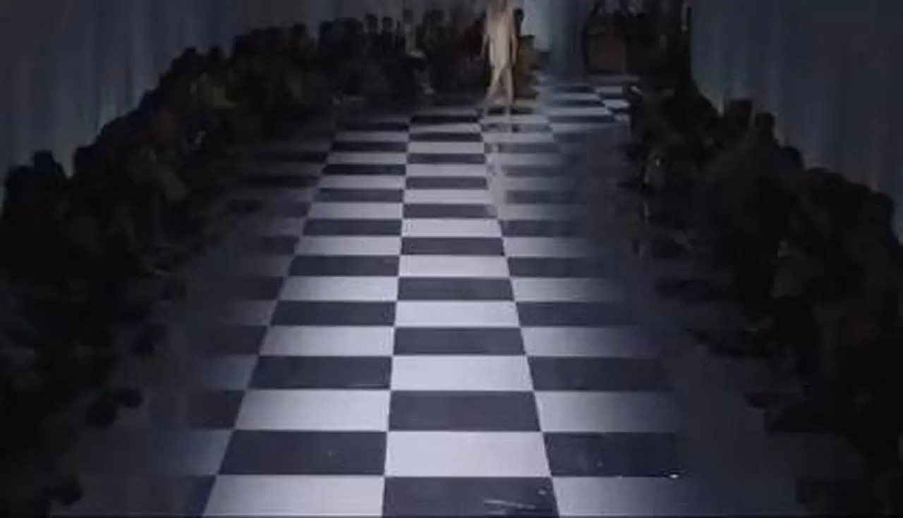 @gigihadid walking for the @versace Spring Summer 2024 fashion show in Milan.