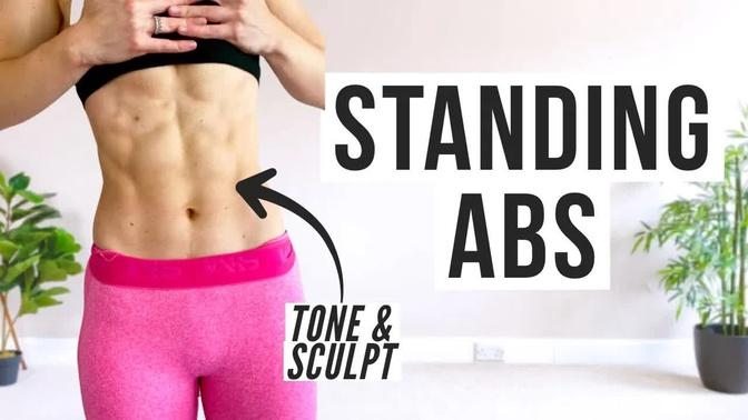 Min Standing Abs Workout