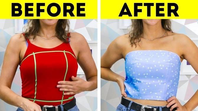 Genius Hacks And Tricks To Upgrade Your Clothes Sewing Hacks Videos Diy Fashion Gan