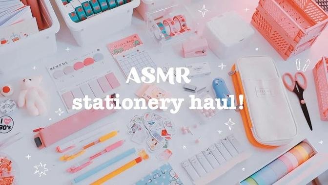 ✸ huge stationery haul! ✸ ASMR unboxing + cosy music | with Stationery Pal ✎