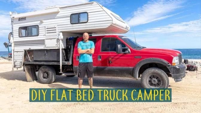 DIY Flatbed Truck Camper 4x4 Adventure Mobile // Flatbed Truck Camper ...