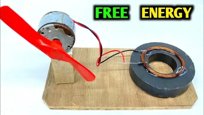How To Make a Energy Free Electricity With Copper Wire Part-2