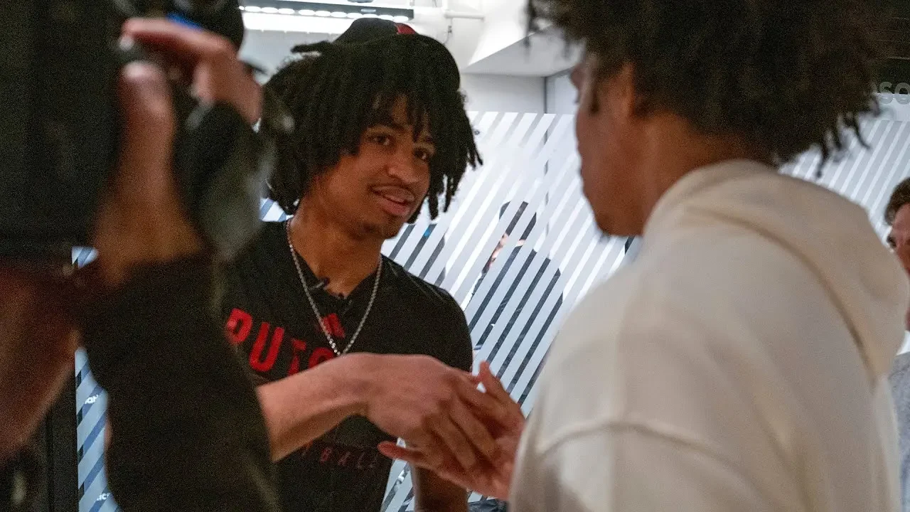 Dylan Harper gets support from brother Ron Jr.