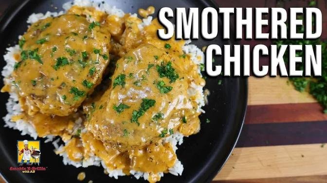 How To Smothered Chicken Like a Pro | Chicken Recipe w/@Pat Neely BBQ King