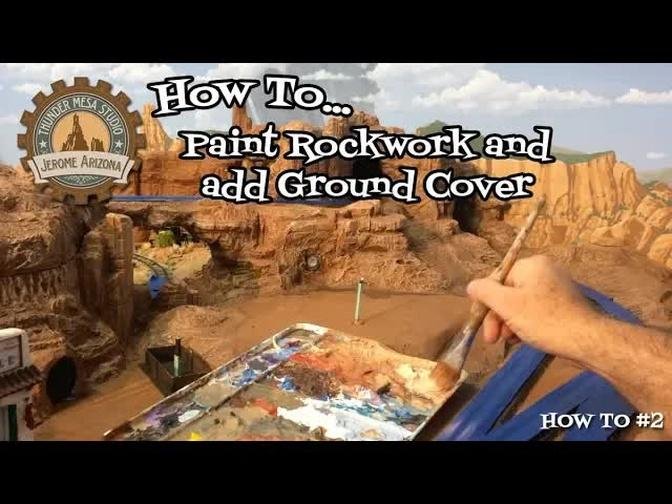 How To #2: How to Paint Rockwork and Add Ground Cover