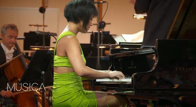 Yuja Wang embraces Mozart’s darker piano concerto | Videos | Yuja Wang ...