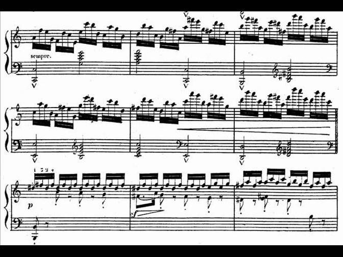 Alkan 12 Etudes in all Major Keys, Op.35 - No.4 in C Major.