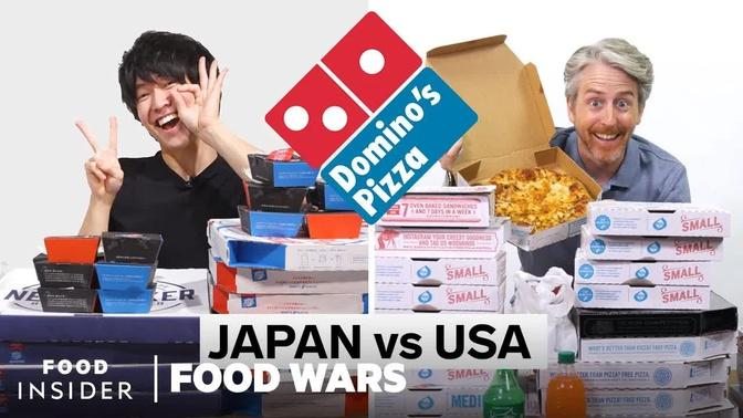 US vs Japan Domino’s Pizza - Food Wars