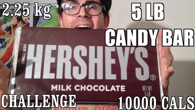 5 Lb Hershey Bar Challenge for 1 Million Views (#BearSilber #WickedShrapnel Made it Happen)