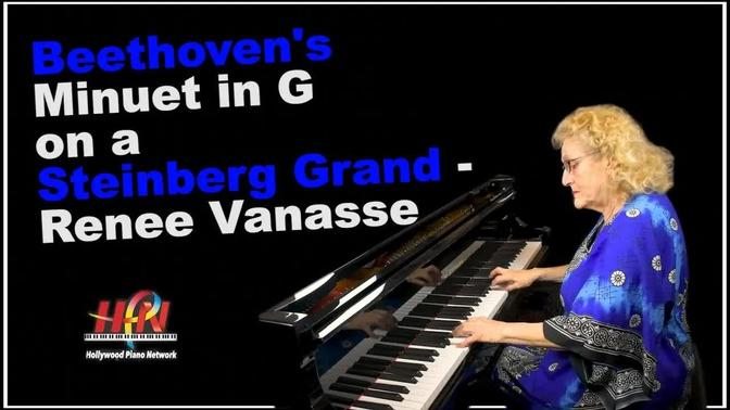 Beethoven's Minuet in G on a Steinberg Grand - Renee Vanasse