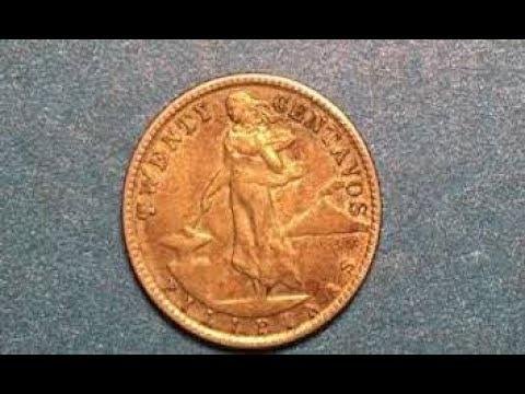Twenty Centavos Coin From Philippines - Filipinas 1945 - Rare - Valuable - Collectible - Don't Melt!