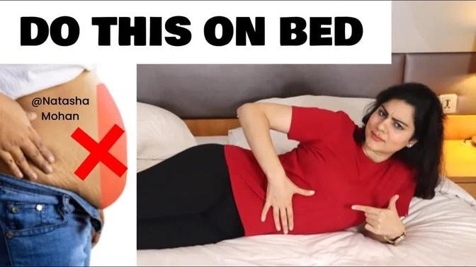 Ultimate 1 Min Belly Fat Exercise For Flat Stomach 🔥 In 7 Days Reduce Belly Fat In Bed For Beginner