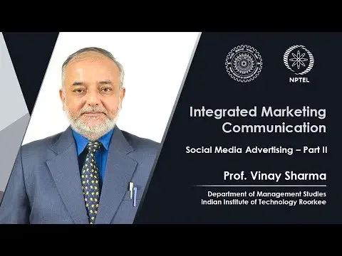 Lecture 54 : Social Media Advertising – Part II