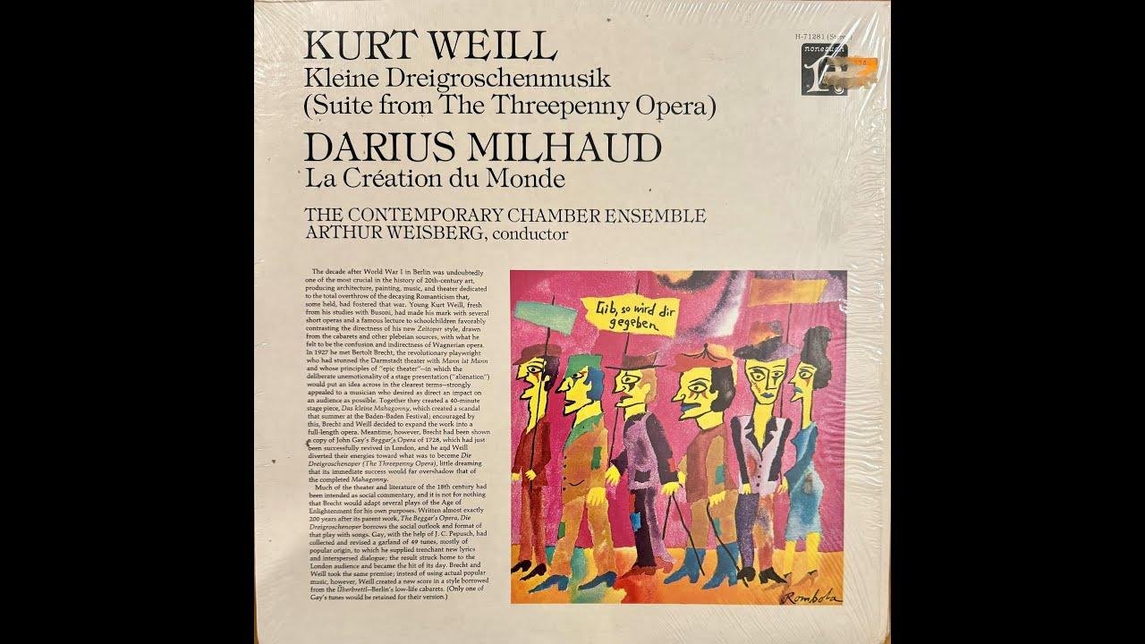 Vinyl: Milhaud - La Création du monde, Op. 81a (Weisberg/CCE)