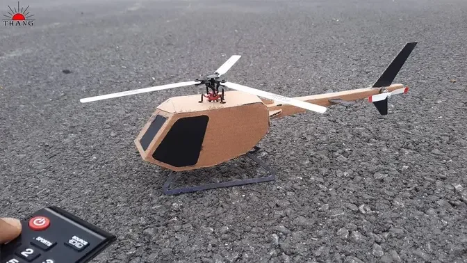 homemade rc helicopter blades