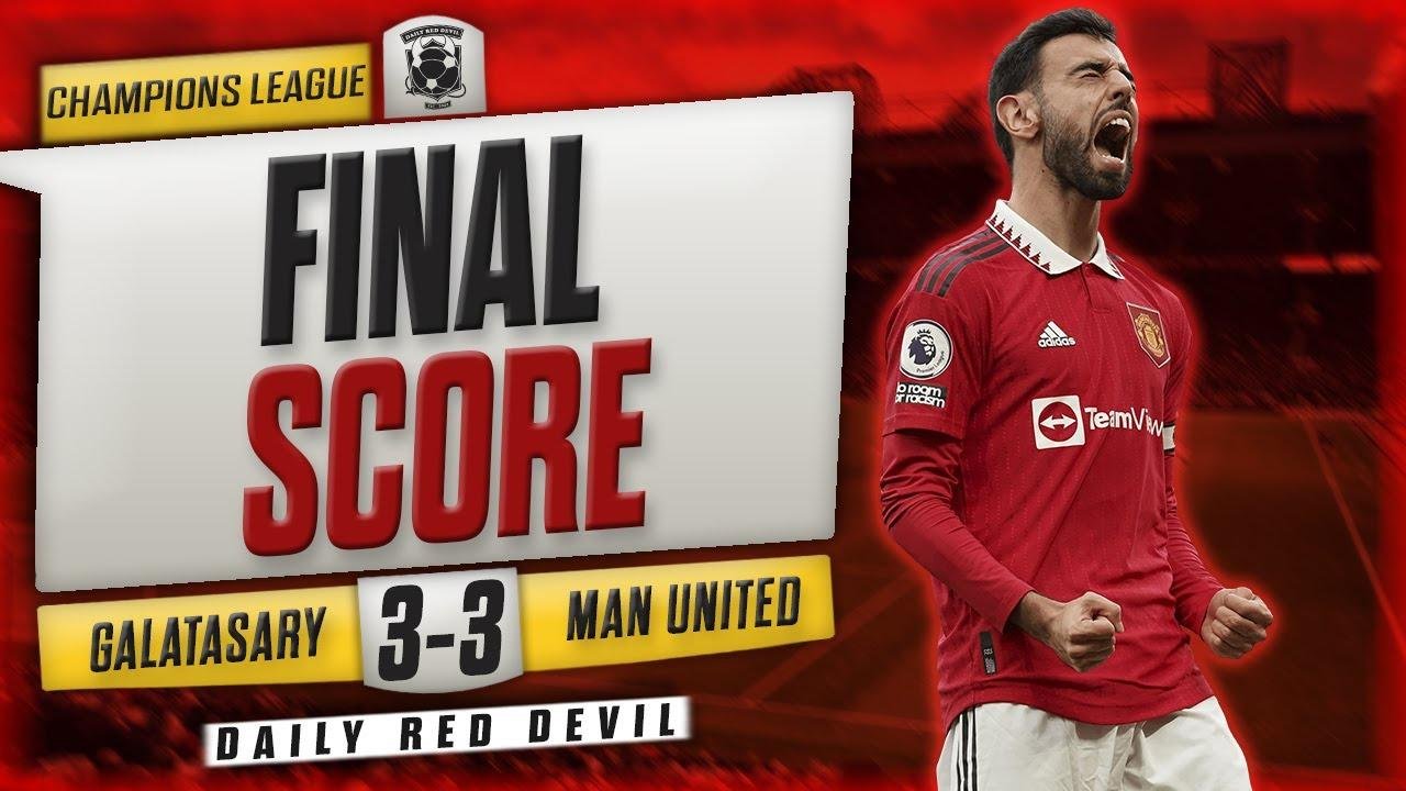 CRAZIEST GAME EVER! Galatasary 3 vs 3 Manchester United | Match Reaction