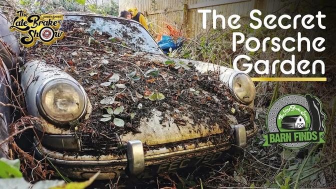 Secret Garden full of overgrown Classic Cars