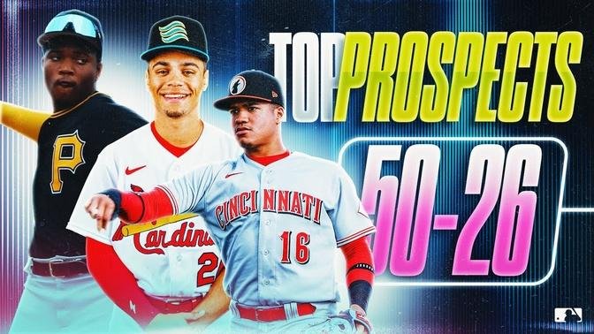 MLB's Top Prospects of 2023! | No. 50-26 (Feat. Masyn Winn, Colton Cowser, Termarr Johnson and more)