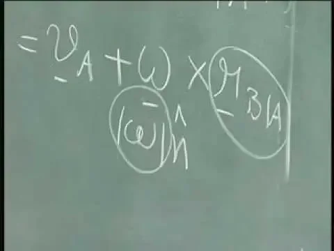Dynamics  IITM 5.8 Kinematics - Solving problems