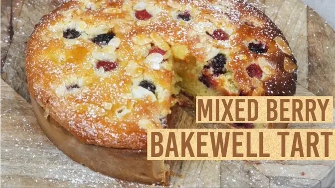 Odlums Mixed Berry Bakewell Tart Recipe