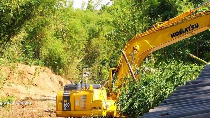 Road clearing operations for National Highway I Odiongan, Badiangan, Iloilo, Philippines