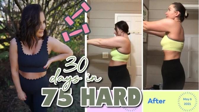 30 DAYS OF 75 HARD | My Results/Tips To 75 Hard With 4 Kids | Weight ...