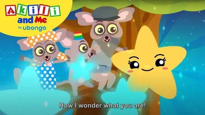 Twinkle Twinkle, Fun Rhymes and more!! | Words and Sounds with Akili | Learning Videos for Kids
