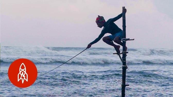 The Last of the Stilt Fishers in Sri Lanka